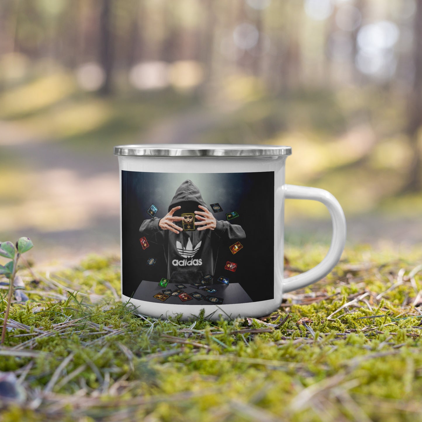 Emailletasse-Motiv-Gamer